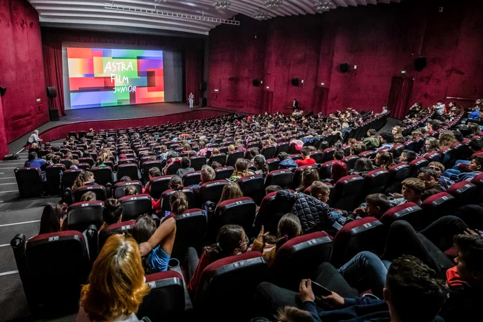 Săli de cinema mereu pline la Astra Film Junior. FOTO: Astra Film Festival