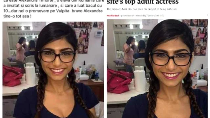 Vedeta porno Mia Khalifa a fost prezentată de un politician drept o tânără eminentă. Captură / Turdanews