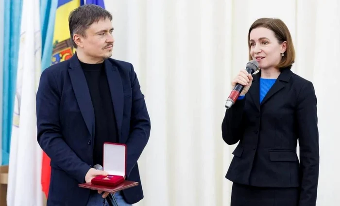 Cristian Mungiu a fost premiat de Maia Sandu în 2024 FOTO: Facebook/Maia Sandu