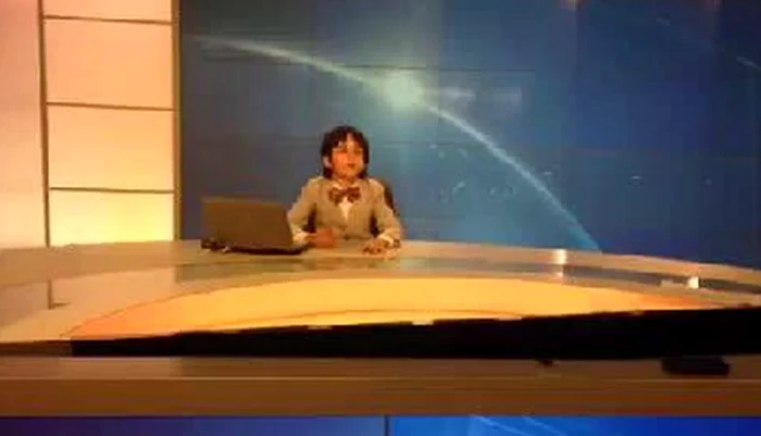 Edan Piţurcă la pupitrul Ştirilor Pro TV