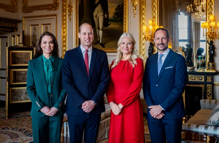 Prinții moștenitori britanici, alături de prinții moștenitori norvegieni