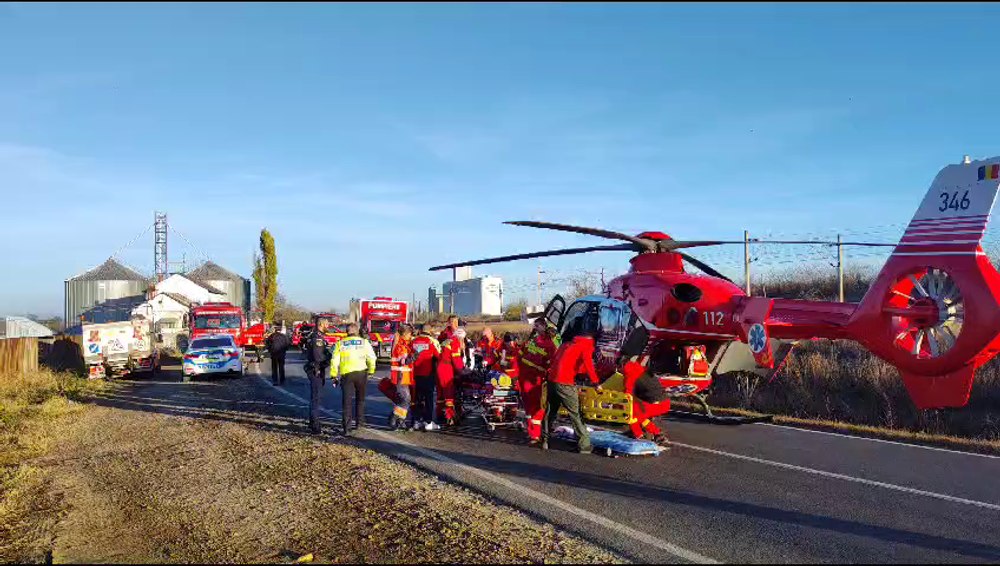 Tată și fiică morți în accidentul teribil din Galați, dintre un microbuz și un autoturism VIDEO