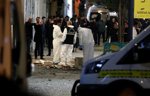 Explozia de la Istanbul. Foto: EPA-EFE