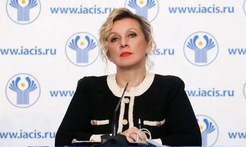 Maria Zaharova foto Amabasada Rusiei în România jpg