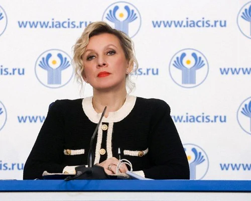 Maria Zaharova foto Amabasada Rusiei în România jpg