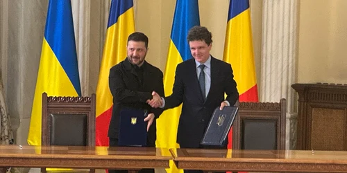 Președinții Ucrainei și României au semnat mai multe acorduri  FOTO Adevărul