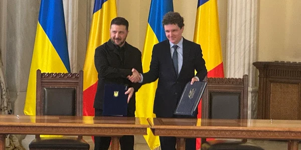 Președinții Ucrainei și României au semnat mai multe acorduri  FOTO Adevărul