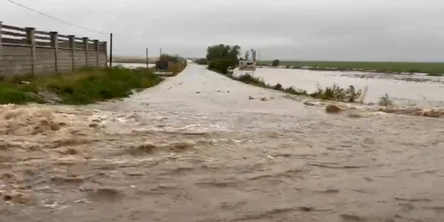Inundații în județul Constanța FOTO Meteoplus / Facebook 