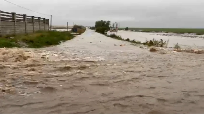 Risc de inundații în mai multe județe FOTO: Facebook/Meteoplus