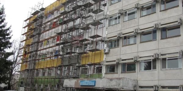 Şantierul se va muta şi în cealaltă parte a spitalului FOTO
