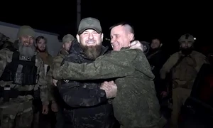 Ramzan Kadirov și Andrei Mordvichev FOTO Profimedia jpg