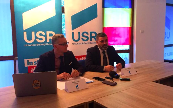 Stelian Ion şi Remus Negoi - lideri USR Constanţa Foto Sînziana Ionescu
