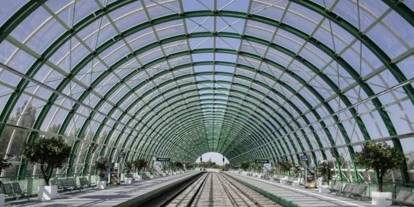 Test tren  Gara de Nord  Aeroport Otopeni FOTO Inquam Photos / Octav Ganea