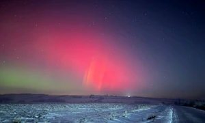 aurora boreala surprinsa in Romania foto Emanuel Coroama png
