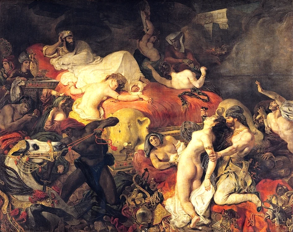 Eugene Delacroix   Moartea lui Sardanapal jpg jpeg