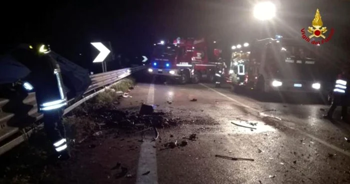 Opt români au fost răniţi într-un accident rutier produs în Italia Foto: corrieredelveneto.corriere.it
