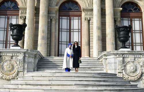 Regina Rania și Prima Doamnă a Turciei, Amina Erdogan, Profimedia 