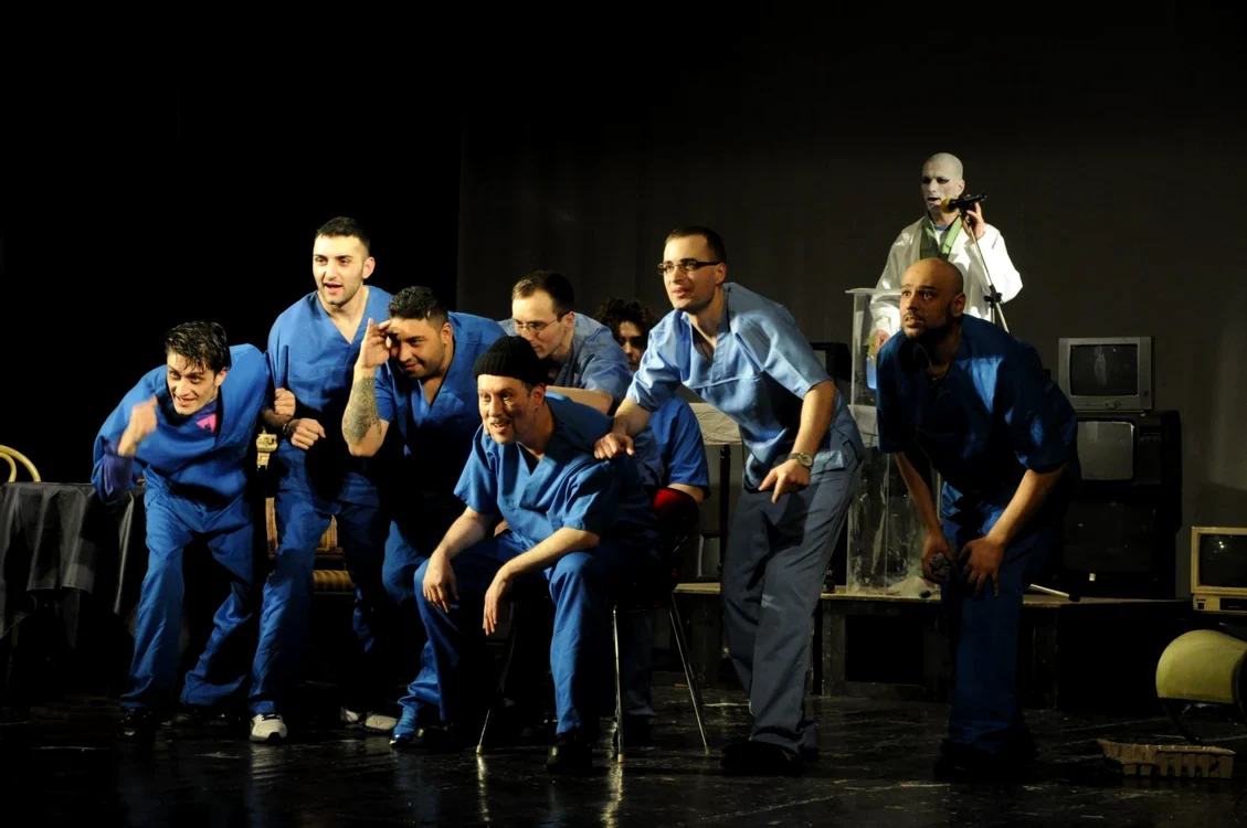 Deţinuţi ai Penitenciarului Rahova, la o ediție precedentă. FOTO Corina Zorzor