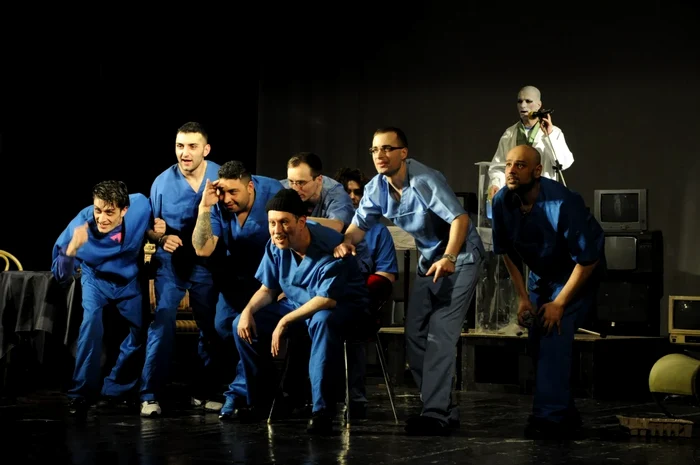 Deţinuţi ai Penitenciarului Rahova, la o ediție precedentă. FOTO Corina Zorzor