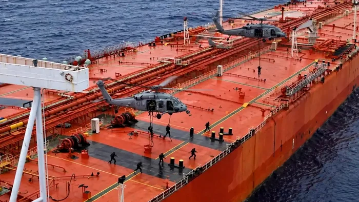 Petrolierul MT Tifani capturat de SUA FOTO: X