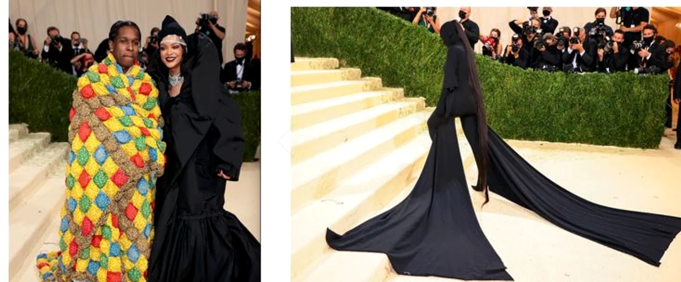 
    Stânga, Rihanna cu iubitul, dreapta, Kim KardashianFoto: Getty Images  