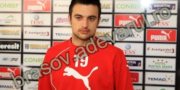 Dusan Savic a semnat pe şase luni cu FC Braşov Foto: Bogdan Crăciun