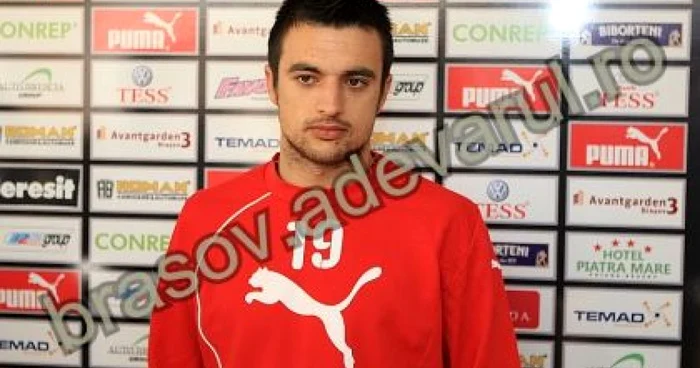 Dusan Savic a semnat pe şase luni cu FC Braşov Foto: Bogdan Crăciun