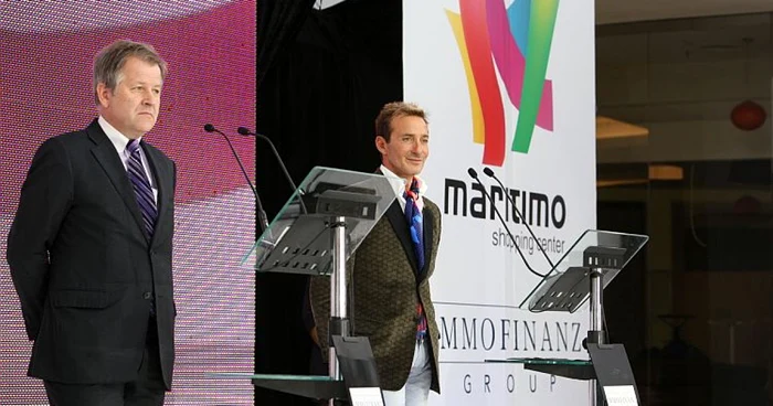 Eduard Zehetner, directorul Immofinanz, alături de Radu Mazăre
