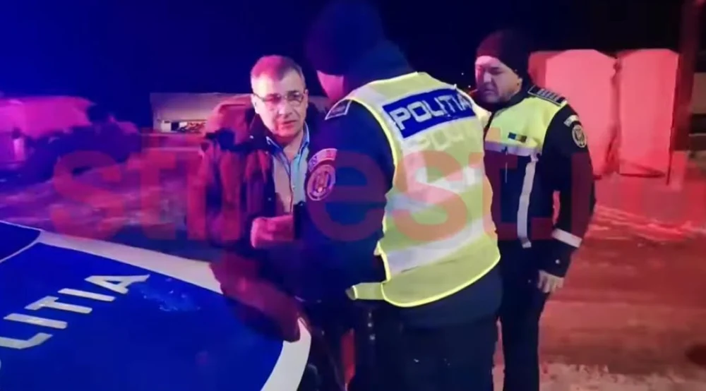 Primar din Vaslui, prins băut la volan, după ce a ajuns cu mașina în șanț