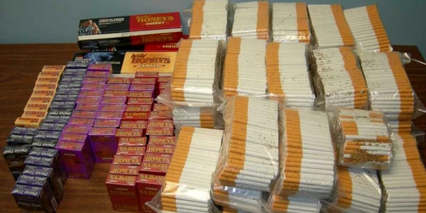 Ţigările au fost confiscate de jandarmi