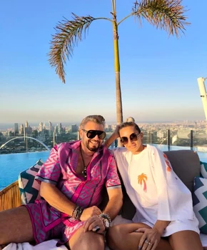 Botezatu a pozat alături de Crina Abrudan la Dubai Sursa Instagram