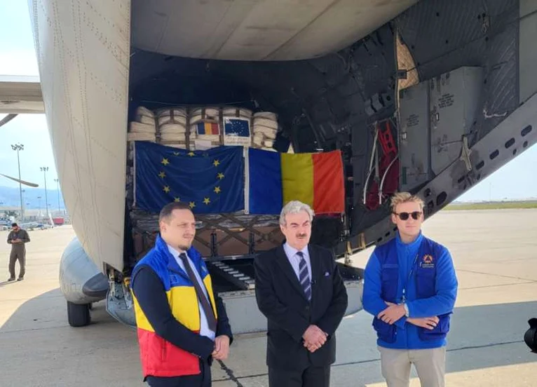 Ambasadorul României în Siria a fost prezent la primirea ajutoarelor. FOTO Dan Sandovici