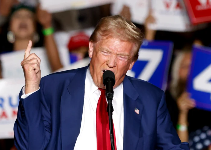 Donald Trump la un miting de campanie în Las Vegas, Nevada FOTO EPA-EFE