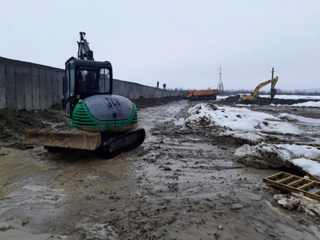 Inundaţii la Băbeni - Vâlcea ianuarie 2019 Foto Adevărul