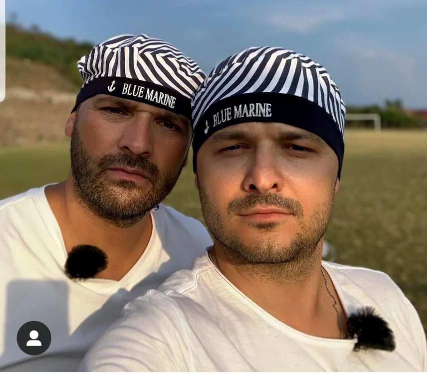 Andrei şi Liviu  filmează pentru Antena 1