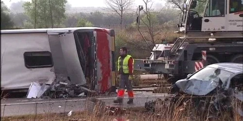 Accident pe autostrada A7