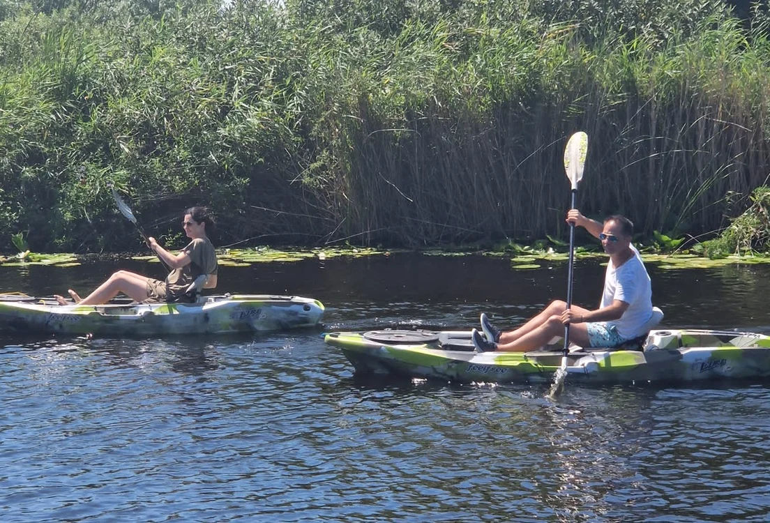 Dan Negru și soția sa au petrecut o minivacanță în Deltă, pe insula Holiba 3 Bibani / foto: Click!