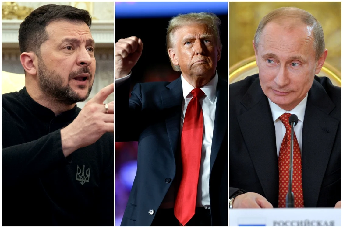 Donald Trump i-a convins pe Zelenski şi Putin să accepte un armistiţiu de 3 zile. FOTO: colaj arhivă