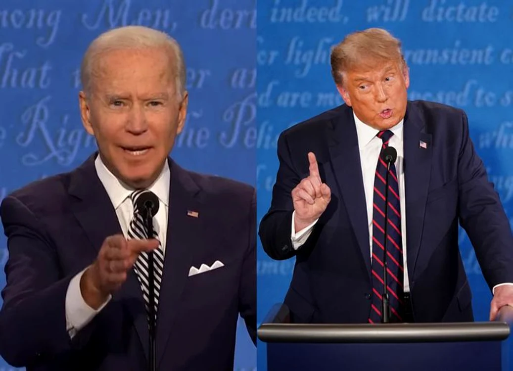 
    Donald Trump și Joe Biden  