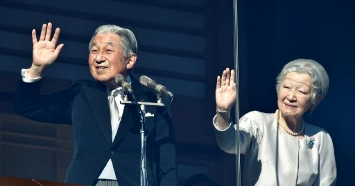 Aniversare 60 de ani casnicia imparat Akihito Japonia FOTO AFP