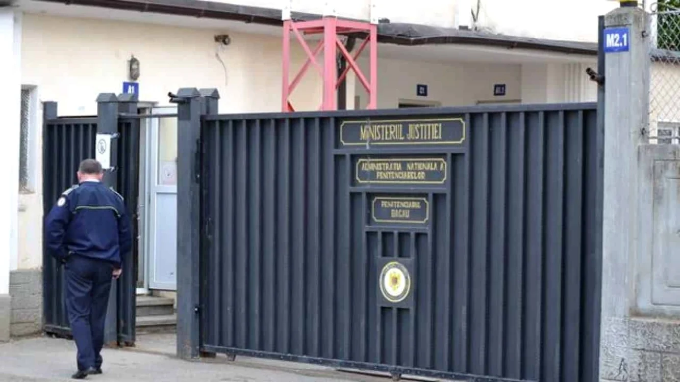 Penitenciarul Bacău, locul agresiunii FOTO FSANP