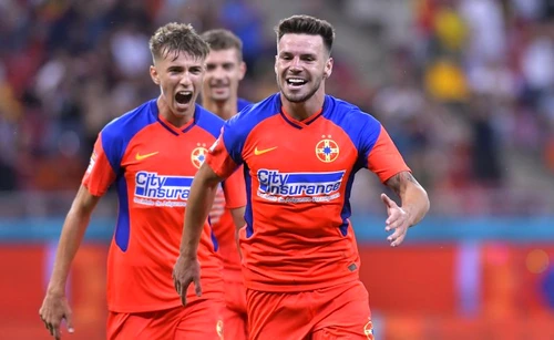 Andrei Cordea (dreapta), preferatul patronului de la FCSB. FOTO: Arhiva Adevărul