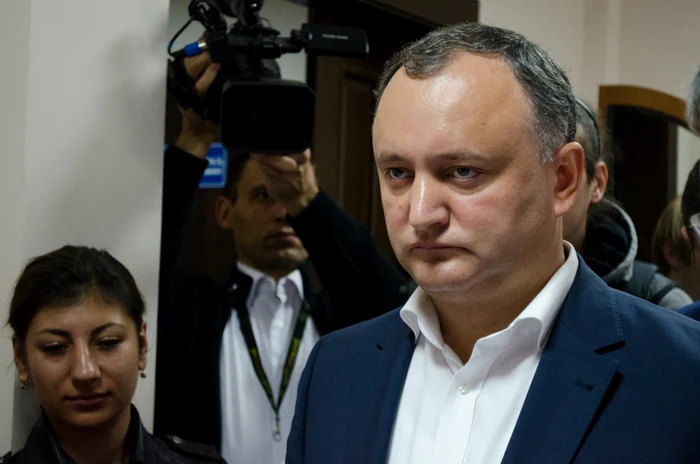 Igor Dodon, preşedintele Partidului Socialiştilor din Republica Moldova. Foto Adevărul Moldova