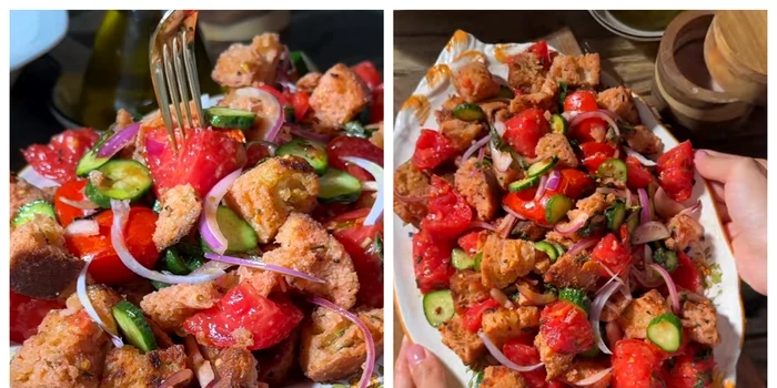 Salată rapidă și gustoasă / foto: colaj foto pixabay