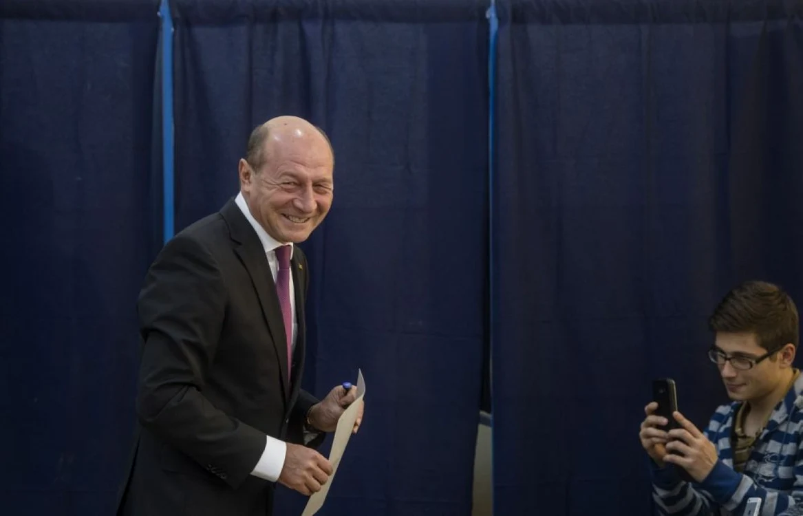 Alegeri prezidentiale 2014 Traian Basescu FOTO AP