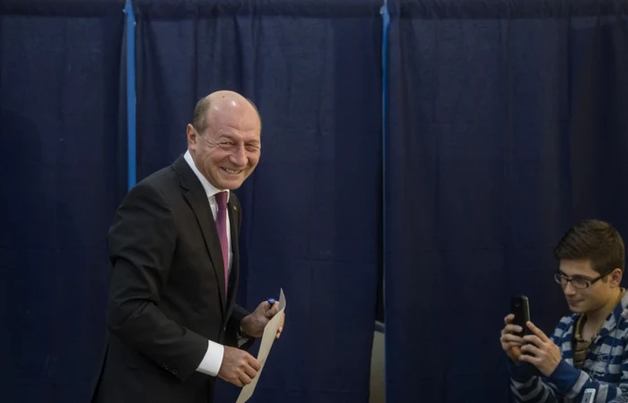 Alegeri prezidentiale 2014 Traian Basescu FOTO AP