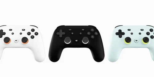 Google Stadia controller FOTO via The Verge