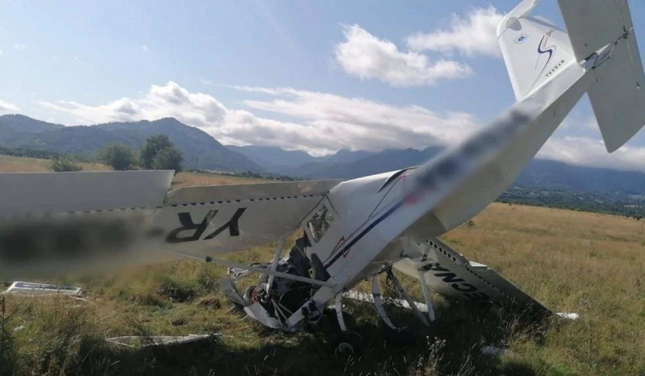 Pilotul a decedat în urma accidentului / captură: Antena 3 CNN
