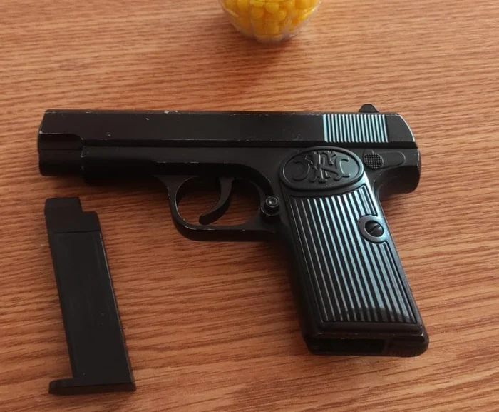Pistolul fusese lăsat în toaletă. SURSA Arhivă