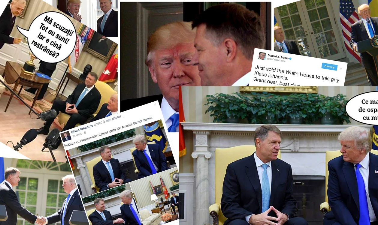Klaus Iohannis și Donald Trump